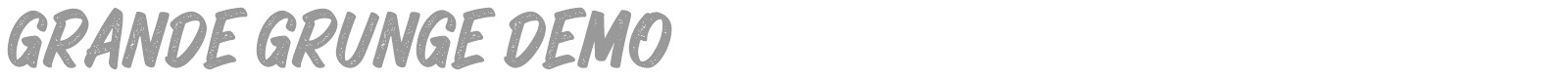 Grande Grunge font preview